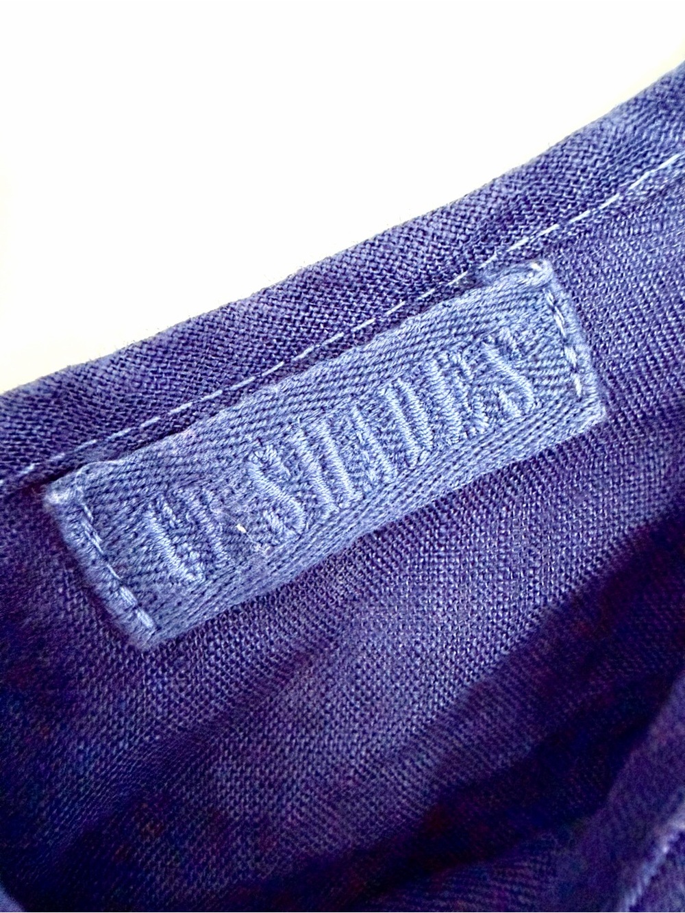 CP SHADES Linen Slip Dress in Deep Blue - Picture 2 of 6